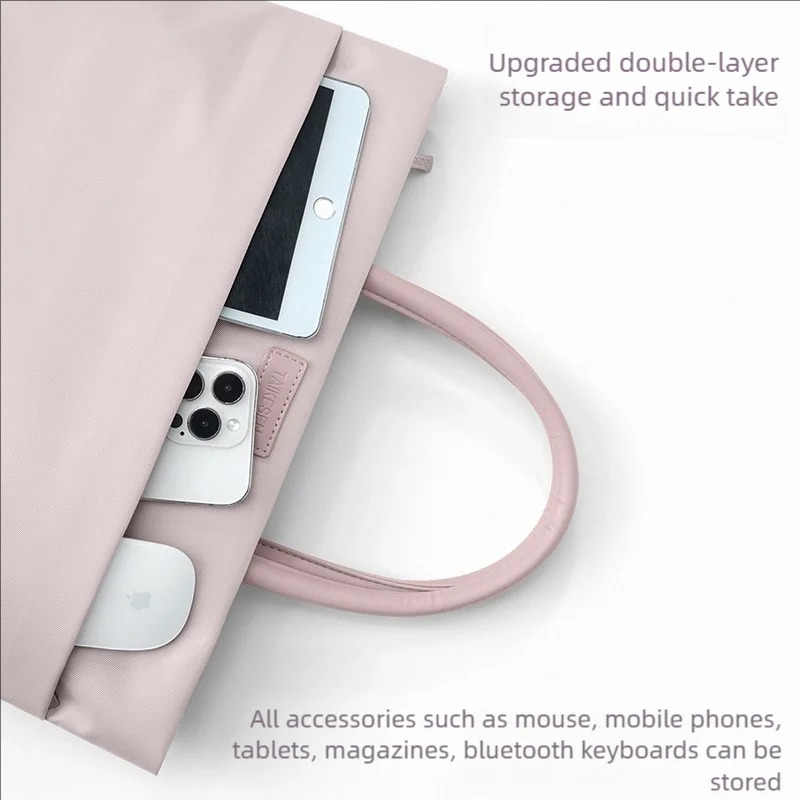 경량 방수 대용량 여성용 노트북 핸드백 심플 도시 스타 - Laptop Accessories Women 리뷰 및 가격