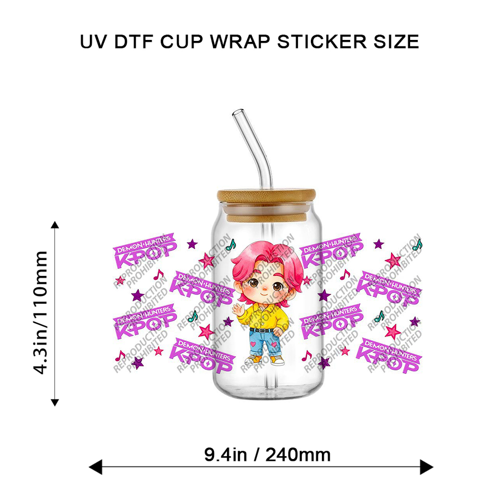 K-POP Vibes 컬렉션 16oz 리비 캔 트랜스퍼 - Laptop Accessories Stickers 리뷰 및 가격